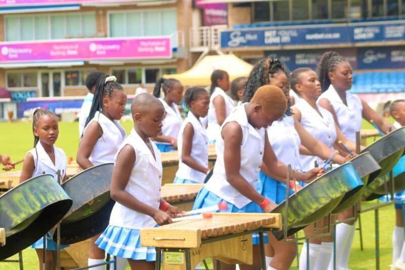 Alexandra Field Band lit up DP Wanderers Stadium, earning top spots in percussion, dance, and show design at the 25th Annual Field Band National Championships.