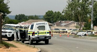 Police confirm a double murder and triple attempted murder investigation is underway. Photo: Itumeleng Maloka