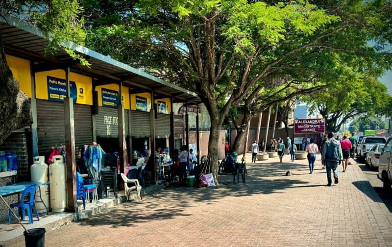 Alexandra Magistrate’s Court food vendors were left shocked when city officials dismantled their setups and impounded their tables and chairs, some while customers were still eating.