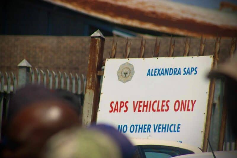 Three suspects were arrested in Alexandra after being found with a suspected stolen motorbike.