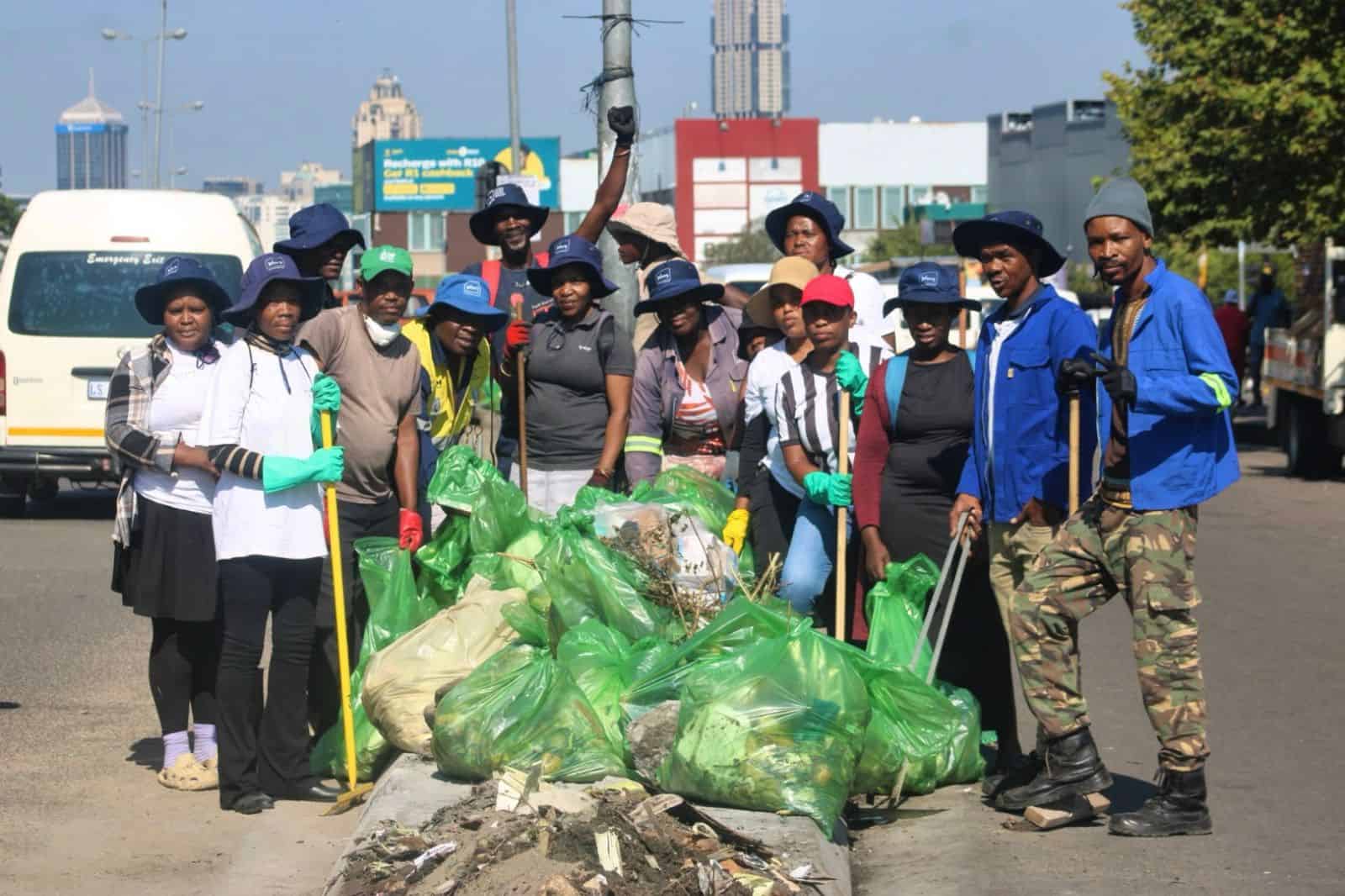 Alexandra residents take charge in Pan Africa clean‑up drive