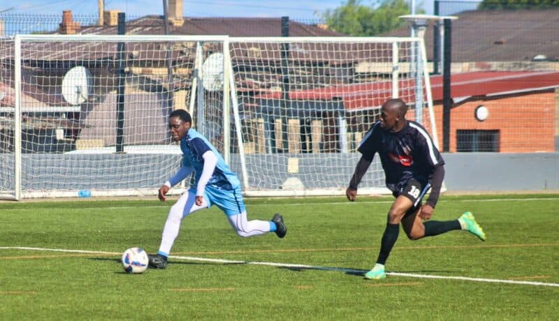 Despite limited preparation, Ma-Africa FC held Gomtown Boyz to a 1-1 draw before bowing out 4-1 on penalties in the Bambisana Cup at Alex Safe Hub.