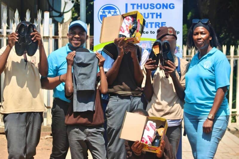 A donation drive at Minerva Secondary School helps restore dignity and access to education for Alexandra learners.