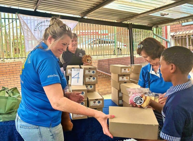 One hundred and fifty learners at Zenzeleni Primary School will no longer have to walk into class with worn‑out shoes. Each child received a brand‑new pair, thanks to Lions International’s donation drive.