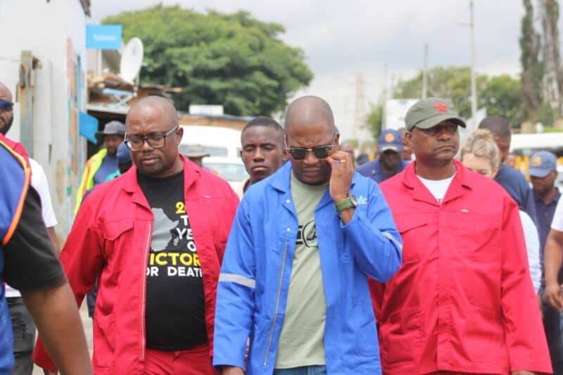 City of Johannesburg officials faced armed hostility during a by-law enforcement raid at a pub near Pan Africa Shopping Centre, suspected of operating illegally as a brothel and betting facility.