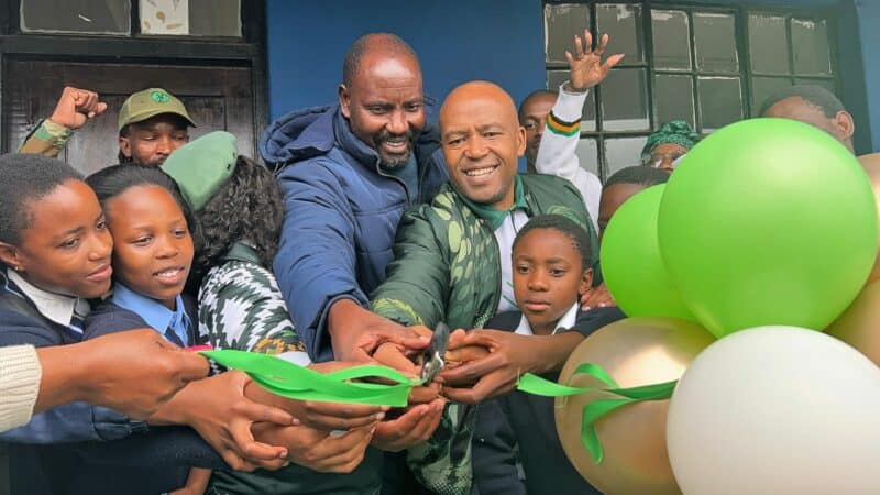 From a pledge made in January to a delivery in March, the MK Party has officially handed over more than 145 tables to Alexandra High School.