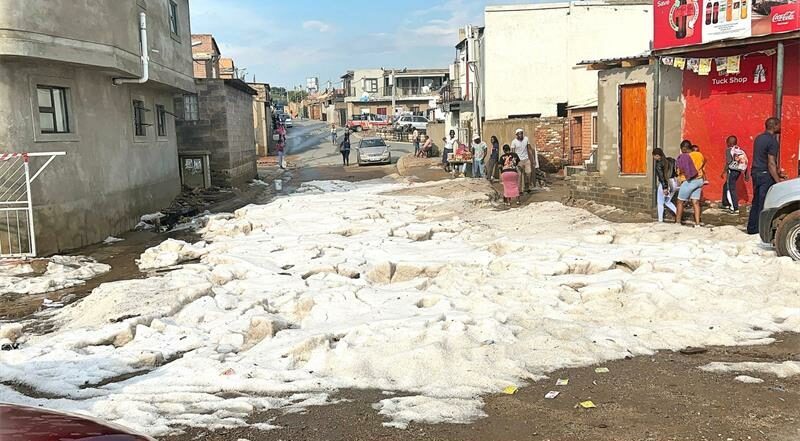 A cloudy afternoon in River Park turned into a disaster as hail and heavy rain blanketed streets and flooded homes near Alex Mall.