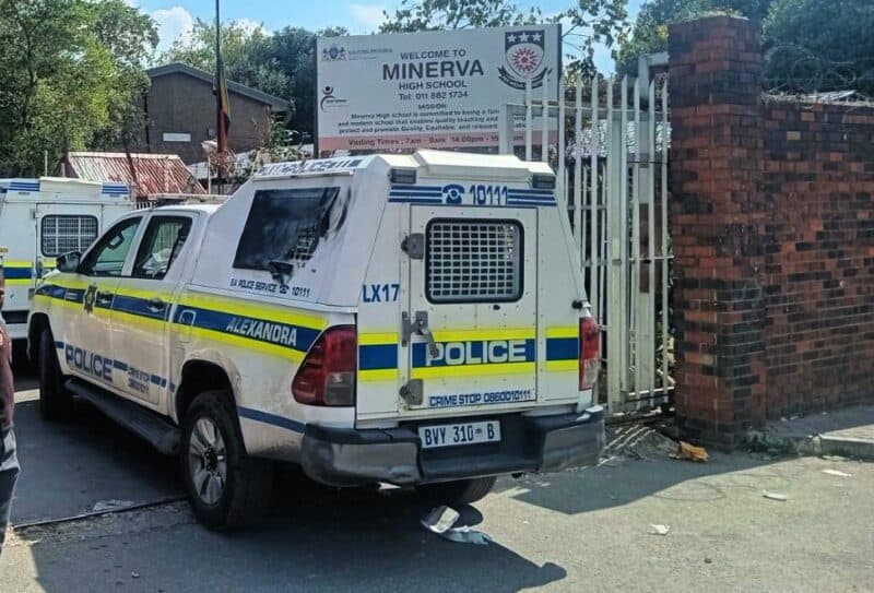 Two boys were stabbed and two girls pepper‑sprayed during a violent fight at Minerva Secondary School.