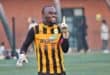 Raiders’ goalkeeper Gavin Mandlati jubilant after his team scored their fourth goal during the match against Mhlaba FC at the Alex Safe Hub on May 31, 2026. Photo: Itumeleng