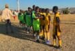 Players from LRC FC and Gunners FC exchange handshakes before going head to head in a tough ANLFA U15 clash at the Altrec Sports Complex in Alexandra on June 14, 2026. Photo: Itumeleng Maloka