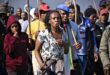 Residents lead march to voice their concerns about illegal immigration in Alexandra on June 16, 2026. Photo: Itumeleng Maloka