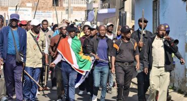 Numerous residents march against illegal immigration in Alexandra on June 16, 2026. Photo: Itumeleng Maloka