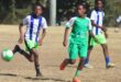 LRC FC player Thonifho Mavungu rushes to close in on Silver Hawks player Quinton Booi during their clash at the Altrec Sports Centre in Alexandra on July 5, 2026. Photo: Itumeleng Maloka