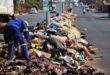 Median strip on Vincent Tshabalala Road is covered by waste in Alexandra on July 29, 2026. Photo: Itumeleng Maloka