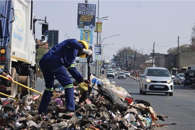 As Alexandra chokes under weeks of uncollected refuse, city officials have launched a targeted clean-up drive to hit the worst dumping hotspots.