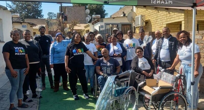 The donation of wheelchairs and vital healthcare tools brought hope to Tsutsumani residents living with disabilities.