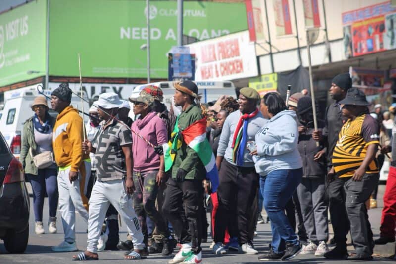As March and March took to the streets yet again, a woman was caught in the anti-illegal immigration sweep, disputing allegations that she is a foreign national.