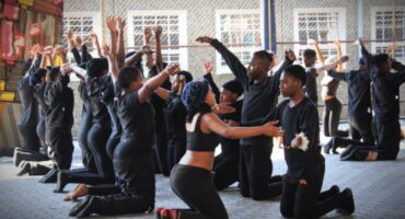 Alexandra High School learners at the 5th Annual Sibandla Theatre Festival at the Alexandra High School on August 30, 2025. Photo: Itumeleng Maloka