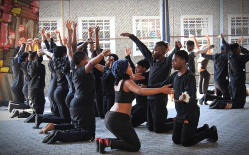 Alexandra High School learners at the 5th Annual Sibandla Theatre Festival at the Alexandra High School on August 30, 2025. Photo: Itumeleng Maloka