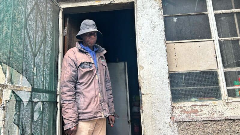 Community members rallied with water buckets to save an 11th Avenue home, but a fire triggered by a faulty heater cable left a family without furniture and vital documents.