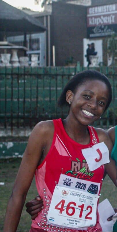 Run Alex young athlete Sihle Sitheni. Photo: Supplied