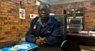 Alexandra Police Station Commander Brigadier Vusimuzi Ngubane at the Alexandra Police Station on August 31, 2026.