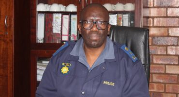 Alexandra Police Station Commander Brigadier Vusimuzi Ngubane at the Alexandra Police Station on September 7, 2026.