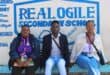 National Institute Community Development and Management’s Mavhungu Mohau, Lesedi Youth Batho foundation’s Ethan Madula, and Jabulile Zuma at Realogile Secondary School in Alexandra on September 10, 2026. Photo: Itumeleng Maloka