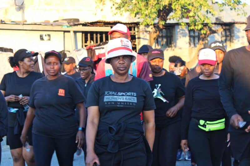 Alexandra residents join Run Alex’s 5km for Elizabeth Moselakgomo in Alexandra on September 15, 2026. Photo: Itumeleng Maloka
