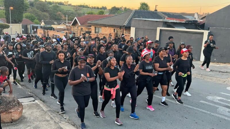 Alexandra residents participate in Run Alex’s 5km in Alexandra on September 15, 2026. Photo: Itumeleng Maloka