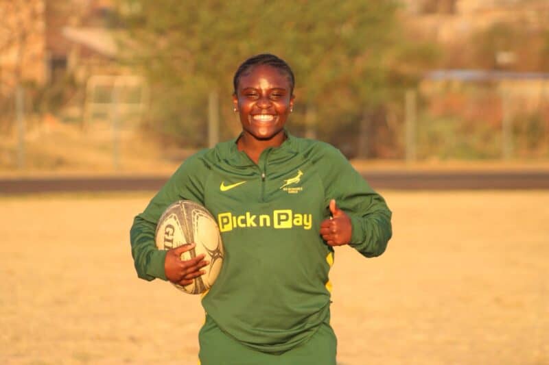 Alex Wolves Fly-half Alice Ncube goes back to training at KwaBhekilanga Sports Ground in Alexandra on July 28, 2026. Photo: Itumeleng Maloka