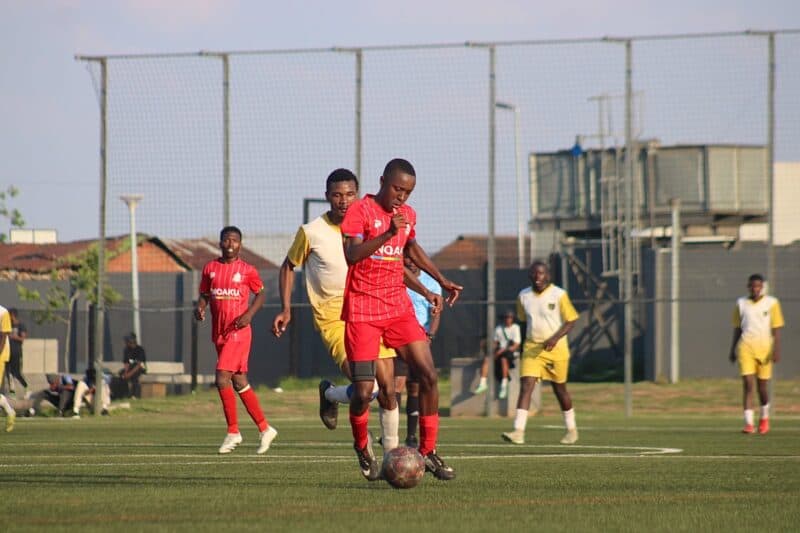 Raiders Fc plays against Loyo Stars in the Men’s regional league in Johannesburg on September 26, 2026.