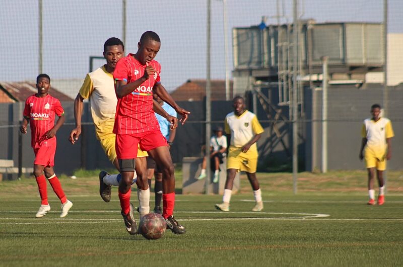 Raiders Fc plays against Loyo Stars in the Men’s regional league in Johannesburg on September 26, 2026.
