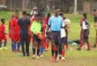River United and Mighty Heroes battled it out to a 1-1 draw at the Altrec Sports Complex in Alexandra on October 4, 2026. Photo: Itumeleng Maloka