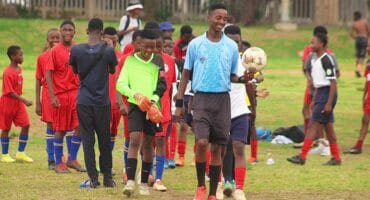 River United and Mighty Heroes battled it out to a 1-1 draw at the Altrec Sports Complex in Alexandra on October 4, 2026. Photo: Itumeleng Maloka