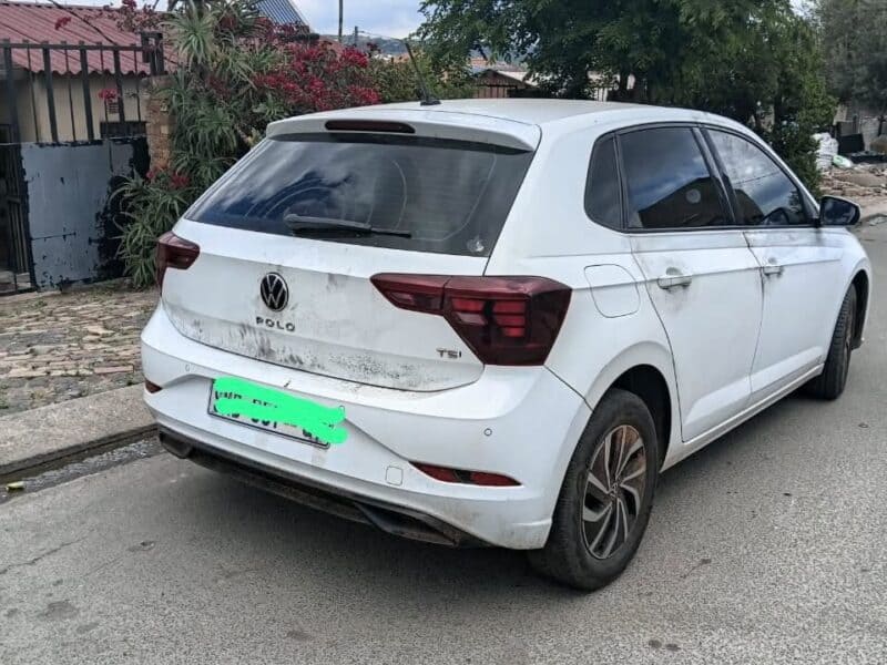 Johannesburg Flying Squad recovers a white VW Polo in Alexandra on October 6, 2026. Photo: Supplied