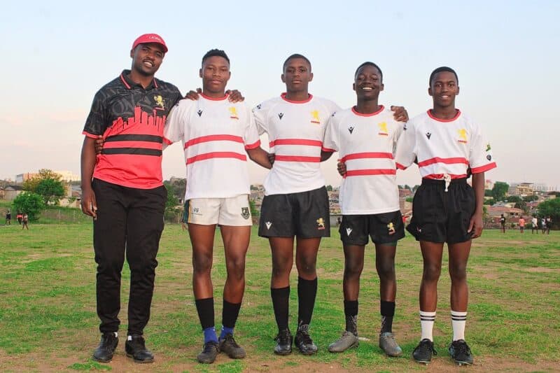 Four Alex Wolves Rugby Club players raised the Alexandra flag high after earning Golden Lions selection for the 2026 Hollywoodbets Foundation U15 Iqhawe Week.