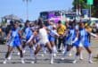 Field Band members in Alexandra celebrate their victory after their excellent performance at the national championships. Photo: Itumeleng Maloka