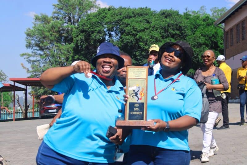 Alexandra Field Band’s members of the parents’ steering committee Boitumelo Boswana and Angela Mpe at Ekukhanyisweni Primary School in Alexandra on October 24, 2026. Photo: Itumeleng Maloka