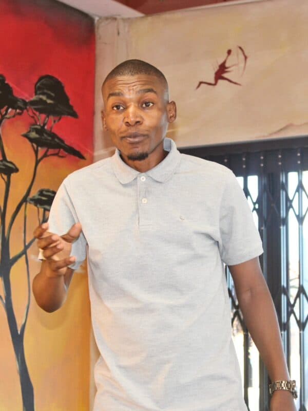 Opera artist and founder of the Joey De Tenor foundation Joey Mabusela at the Alex Safe Hub on October 27, 2026. Photo: Itumeleng Maloka