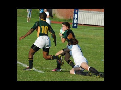 TAYLA Kinsey with the ball for the Springboks.Photo: Rugby Matters.