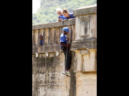 THE boys abseiled down the Shongweni Dam wall.Photos courtesy of Light Media Film & Photography (Jono Greenway)