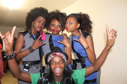 Cleandra Arthurs, Zama Memela, Angela Mboso and Simphiwe Nyathikazi.