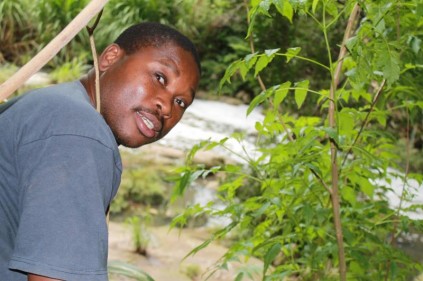 Christopher Zubane also spotted foam in the river on Tuesday, 9 December. 