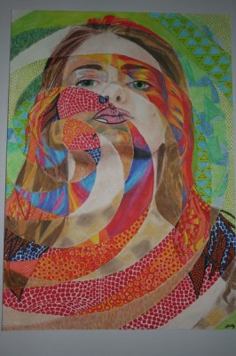 Artist Jenna Selly - Thomas More - Self Portrait.