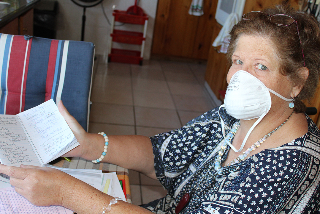 17emQDebbie 1078x719 Deb Skinner has booklets filled with notes taken on countless phone calls and paperwork all over her kitchen table relating to her fight to access health care. She feels she needs help. PHOTO: Evelyn Morris