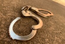 arrest, crime, handcuffs