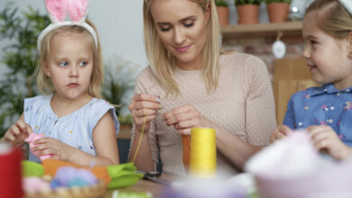 Help your child make a water bottle bear
