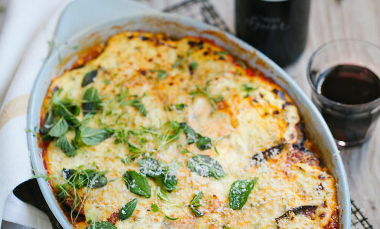 18 APRIL - MEATLESS MONDAY - Low carb roasted veggie moussaka