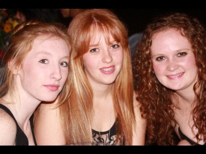 Kaylee Prosser, Shannon Burmester and Kaila Buteux.